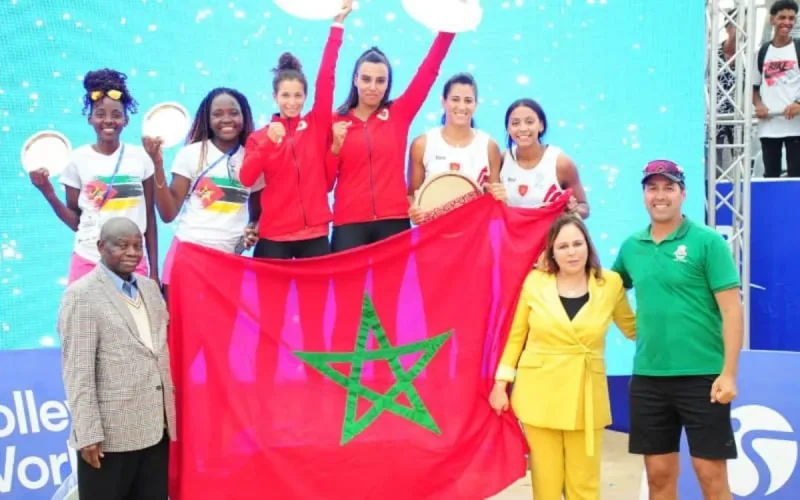 Le Maroc, champion d'Afrique du Beach-volley