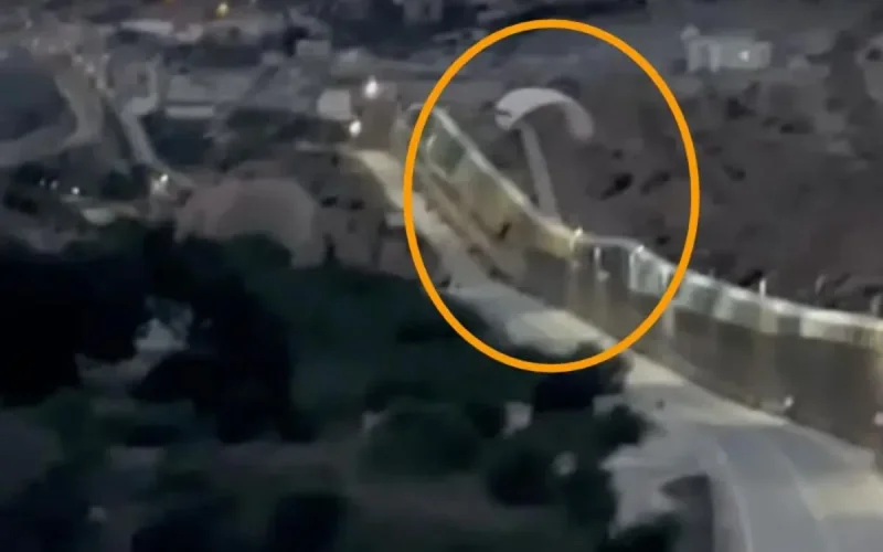 Un migrant entre à Melilla en parapente, une première (vidéo)