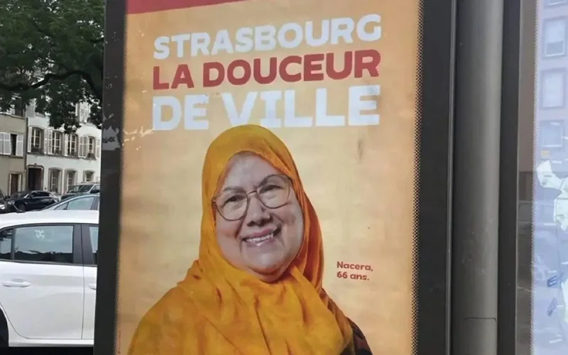 Strasbourg : une affiche municipale avec une femme voilée crée la polémique