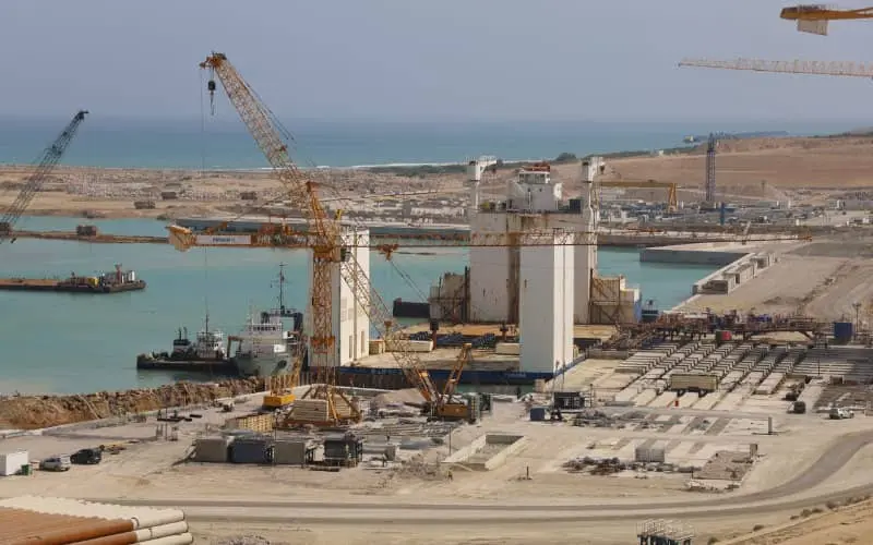 La construction du port Nador West Med avance à grands pas