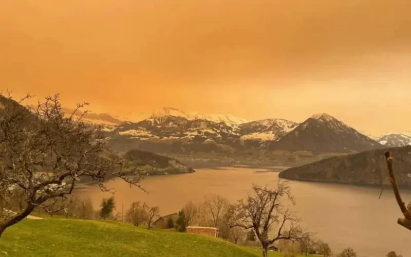 La poussière de sable venue du Sahara était porteuse d'un radioactif