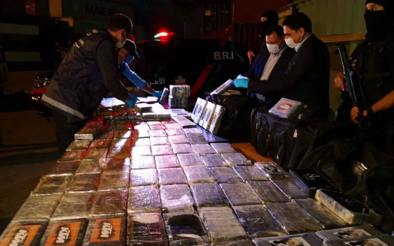 Tanger : 1355 kilos de cocaine dans un bateau de croisière brésilien 