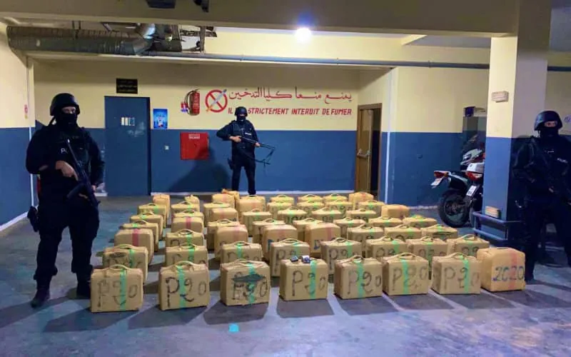 Près de 2 tonnes de chira saisies et une interpellation à Laâyoune