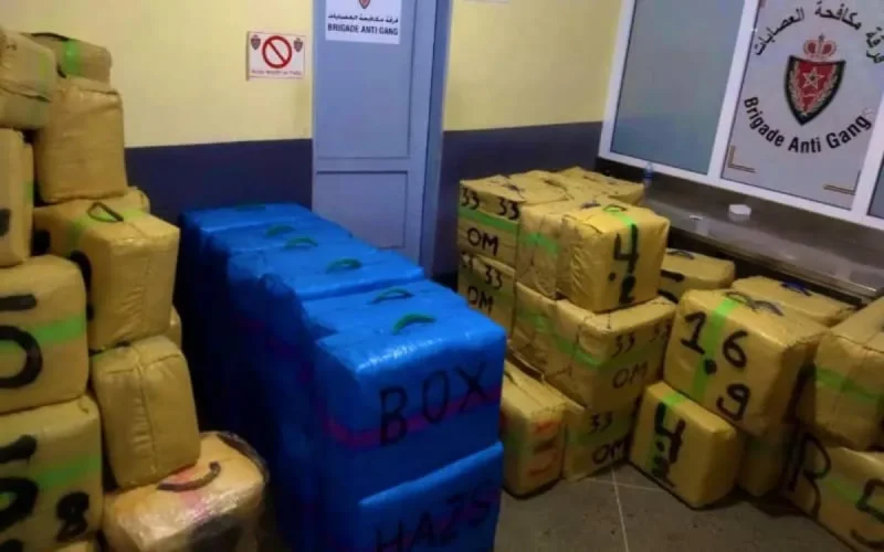 Intervention de police près de Taroudant, 3 tonnes de drogue saisies