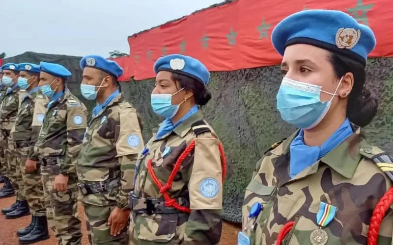 Les Casques bleus marocains décorés de la médaille des Nations Unies en Centrafrique