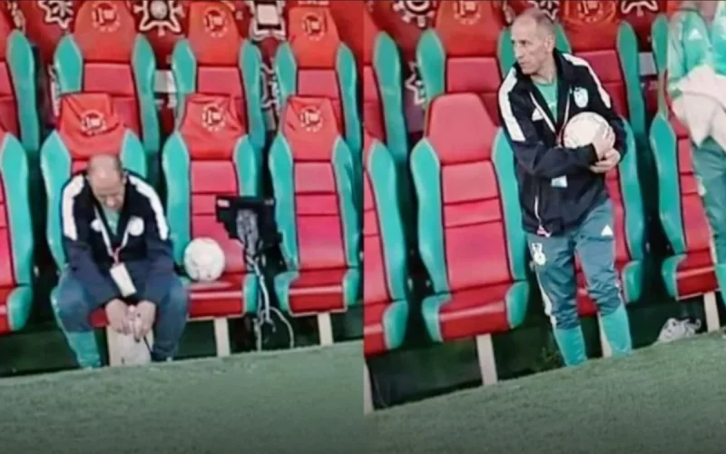 Algérie : un membre du staff vole ... un ballon
