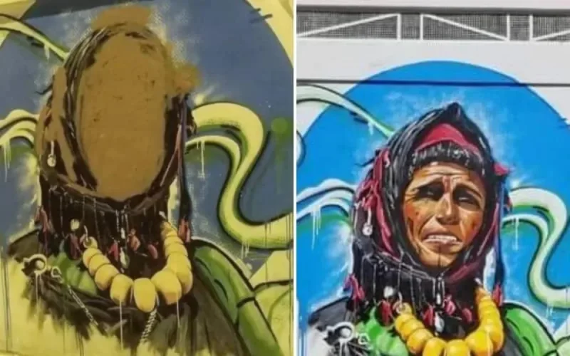 Indignation après le vandalisme d'une peinture murale à Al Hoceima
