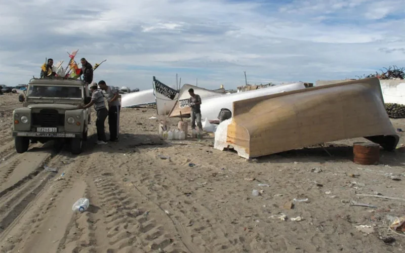 Maroc : le village de pêcheurs de Dakhla consumé par le feu