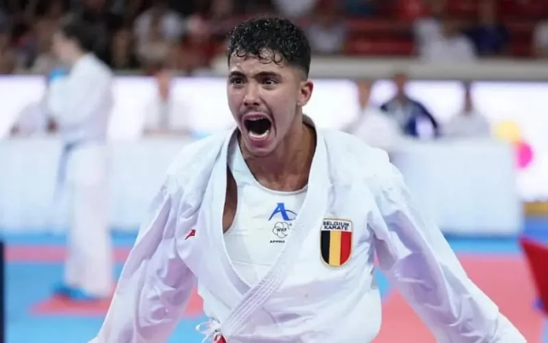 Youness Oualad, vice-champion d'Europe de karaté