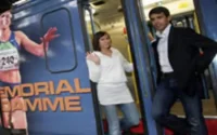 Bruxelles : El Guerrouj en tram au Van Damme