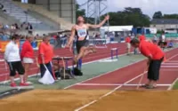 Yahia Berrabeh remporte la médaille d'or du saut en longueur aux CAA