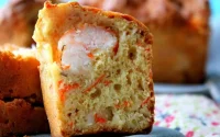 Cake au basilic et surimi
