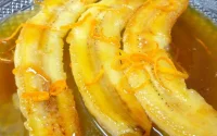 Bananes au caramel et au citron