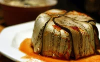 Agneau aux gâteaux d'aubergine