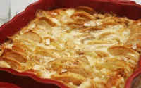Gratin de pommes à la menthe 