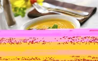 Soupe au potiron et lait