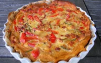 Tarte aux poivrons 