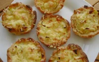 Tartelettes de poireaux aux curry 