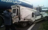 Carambolage sur l'autoroute Casablanca Rabat