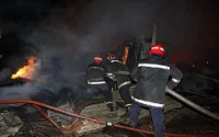 Un incendie ravage plus de 60 commerces à Casablanca