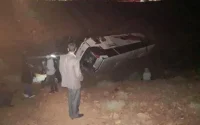 Maroc : le renversement d'un autocar fait 1 mort et 23 blessées à Ouarzazate (photos)