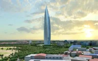 Voici les étapes de la construction de la tour de 55 étages à Rabat (vidéo)
