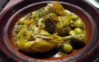 Tajine de poulet m'chermel 