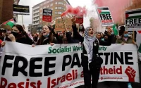 En Europe, des MRE participent aux manifestations pour la Palestine
