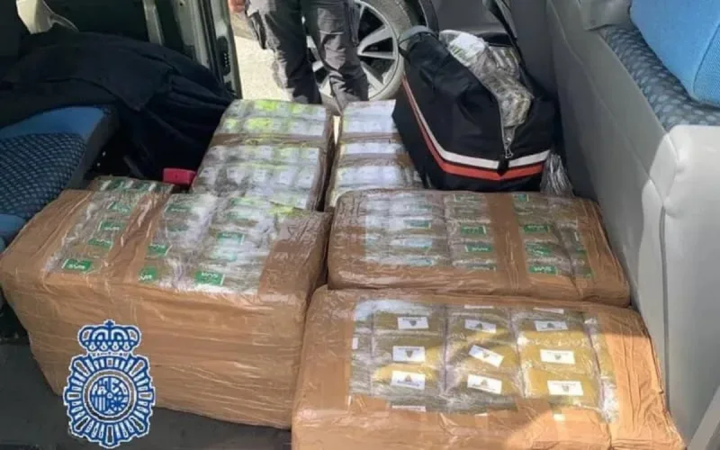 Un Marocain arrêté avec 300 kilos de haschich près de Malaga