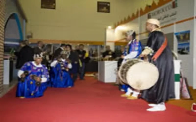 Le stand marocain sacré espace le plus authentique à la foire d'Istanbul