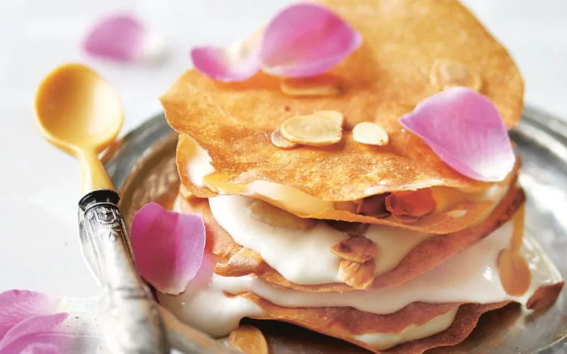 Pastilla à la crème mousline et fleur d'oranger