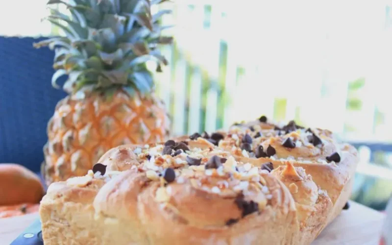 Brioche à la banane et aux noix