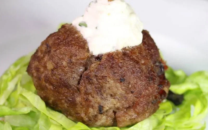 Boulettes de viande frites aux champignons 