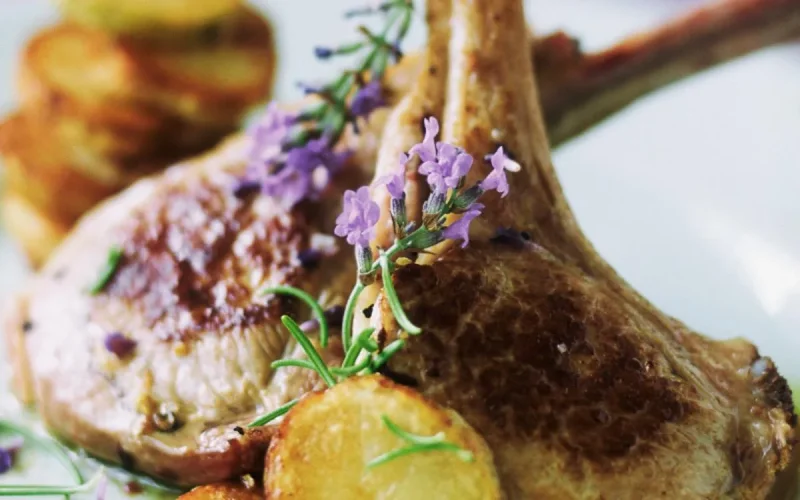 Agneau aux légumes confits