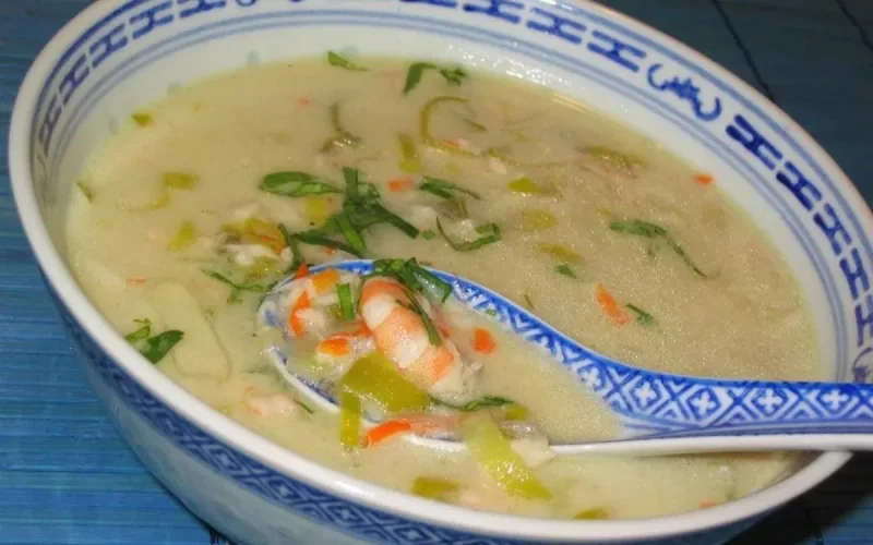 Soupe aux crevettes 