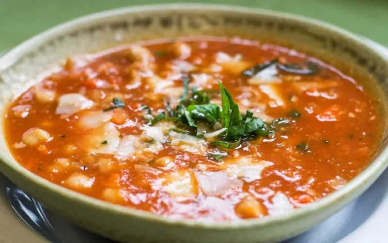 Soupe à la viande hachée 