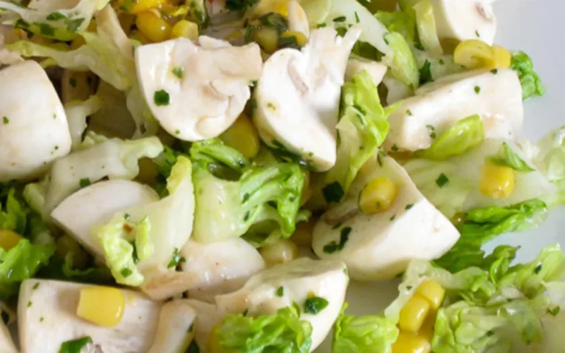 Salade de maïs et champignons 