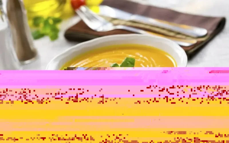 Soupe au potiron et lait