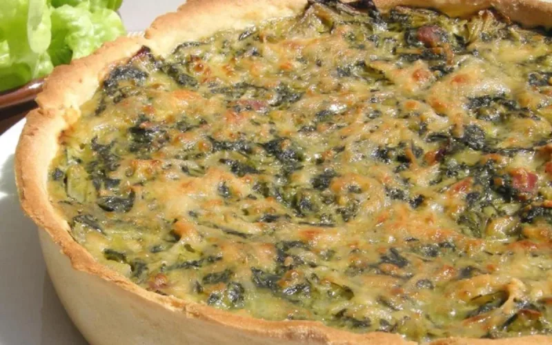 Tarte aux blettes et aux courgettes 