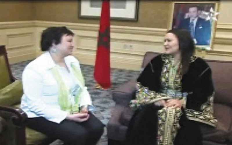 Lalla Hasna - Lisa Jackson : l'environnement au cœur des discussions