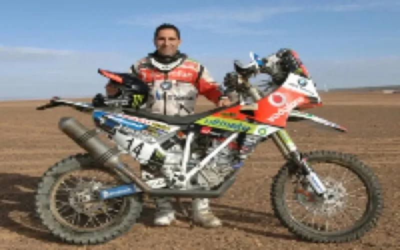 Le Marocain Harite Gabari participe au Dakar
