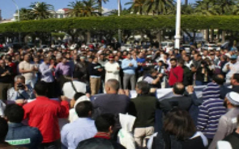 Les Marocains manifestent à Melilla