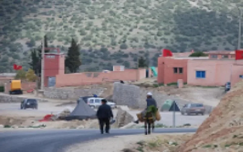 Effondrement de la montagne de Moulay Brahim à Marrakech