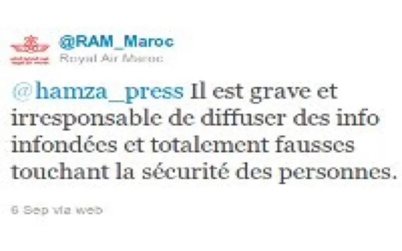 Un faux tweet sème la panique chez la RAM