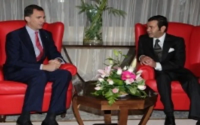 Le prince Felipe d'Espagne au Maroc