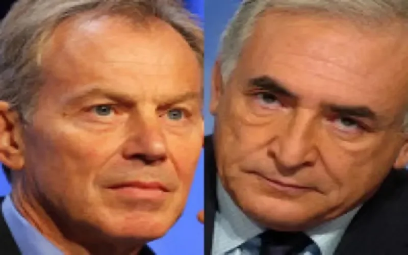 Dominique Strauss Kahn et Tony Blair à El Jadida