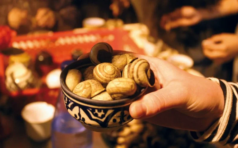 Babouche ou escargots au bouillon