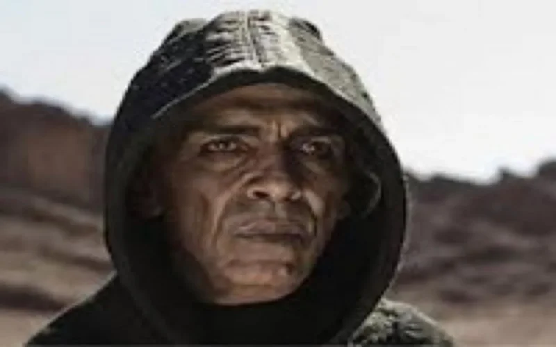 Mehdi Ouazzani en Satan (très) ressemblant à Barack Obama dans "The Bible"