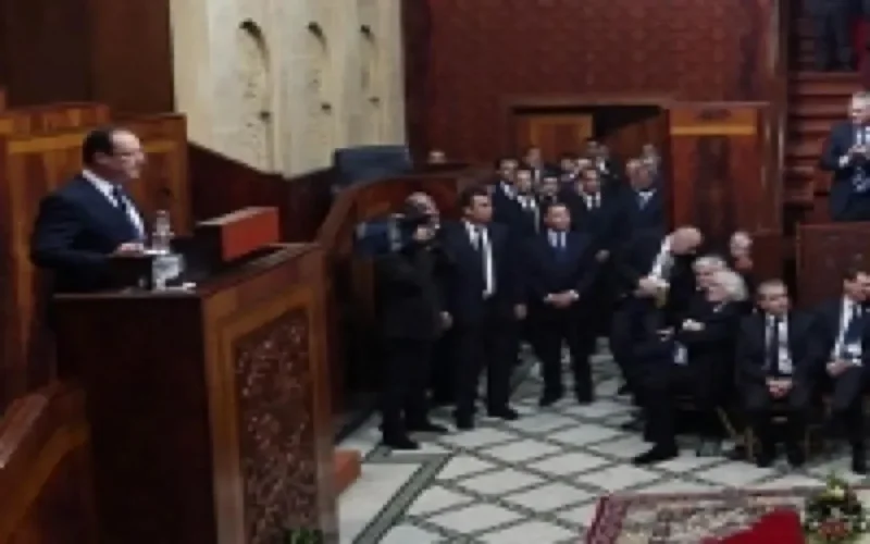 Discours de François Hollande devant le Parlement marocain