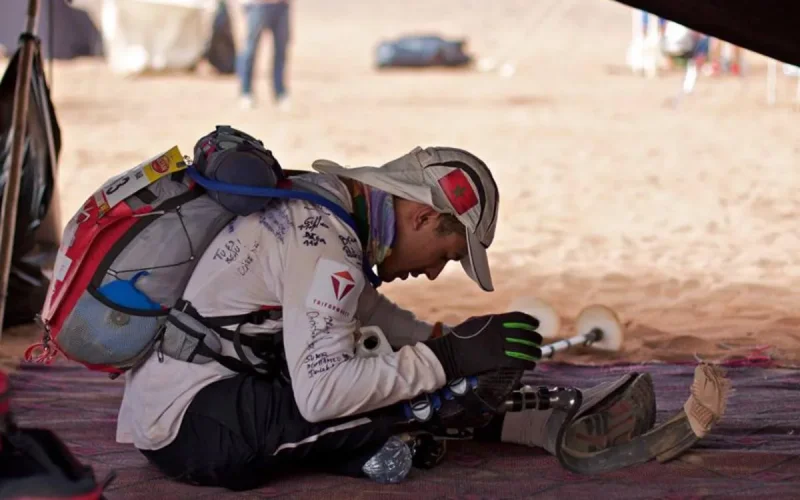 Le paratriathlète marocain Mohamed Lahna fera l'Ironman de Hawaï